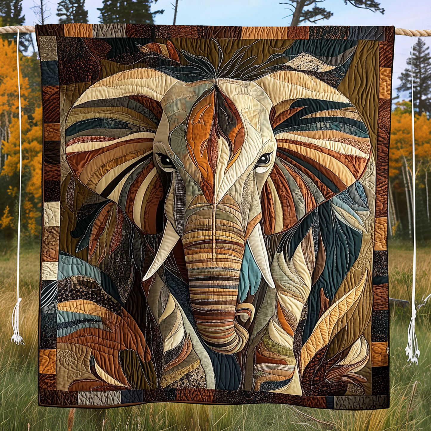 Midnight Wanderer Quilted Blanket