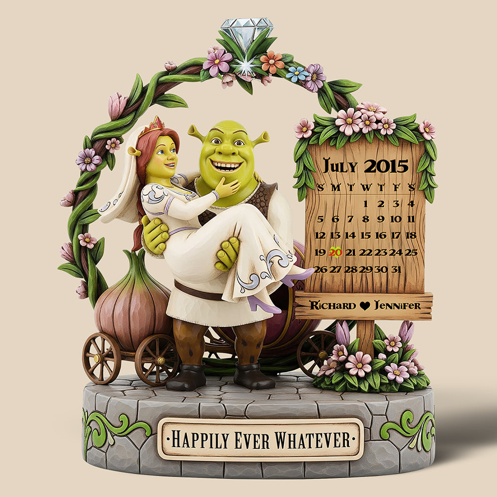 Happily Ever Acrylic Plaque - Personalized Gifts For Couple 01QHQN250625