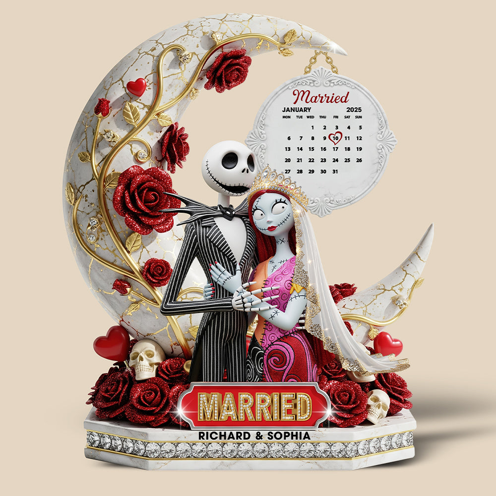 Married Couple Acrylic Plaque - Personalized Gifts For Couple 04OHQN250625