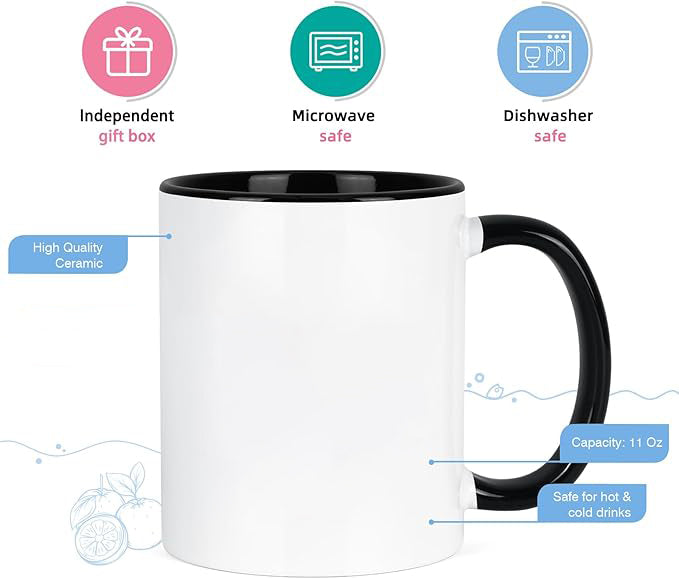 Daily Reminders Mug, Motivational Mug, Daily Affirmations Mug, Mental Health Mug