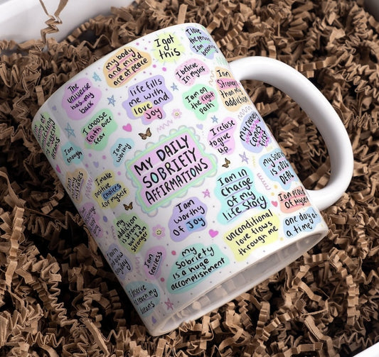 My Daily Sobriety Affirmations Mug
