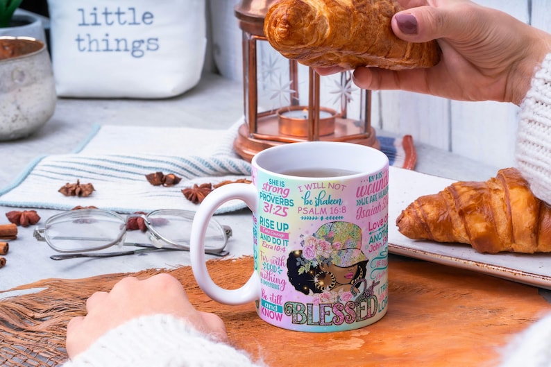Just Blessed, Bible Quotes Mug, Prayer Mug, Gift Mug