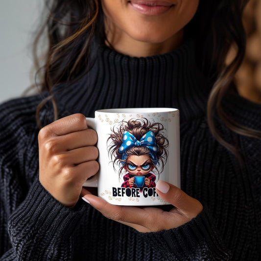 Funny Coffee Lover Mug, Sarcastic Coffee Mug, Coffee Addict
