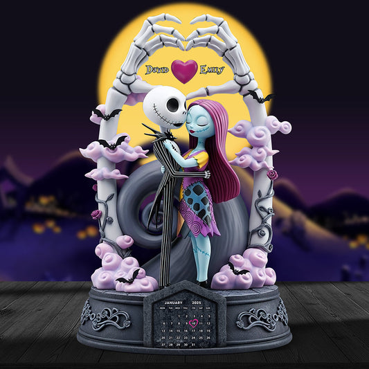 Spooky Love Acrylic Plaque - Personalized Gifts For Couple 02TOQN270625