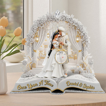Royal Romance Acrylic Plaque - Personalized Gifts For Couple 03OHQN270625
