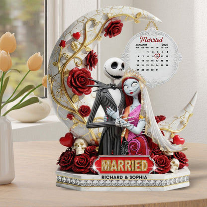 Married Couple Acrylic Plaque - Personalized Gifts For Couple 04OHQN250625