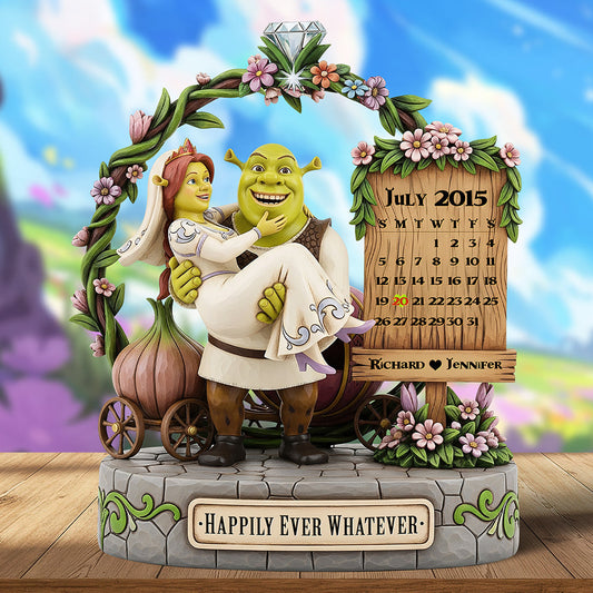 Happily Ever Acrylic Plaque - Personalized Gifts For Couple 01QHQN250625