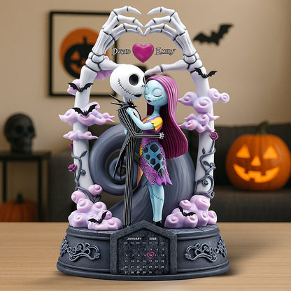 Spooky Love Acrylic Plaque - Personalized Gifts For Couple 02TOQN270625