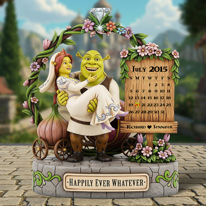 Happily Ever Acrylic Plaque - Personalized Gifts For Couple 01QHQN250625