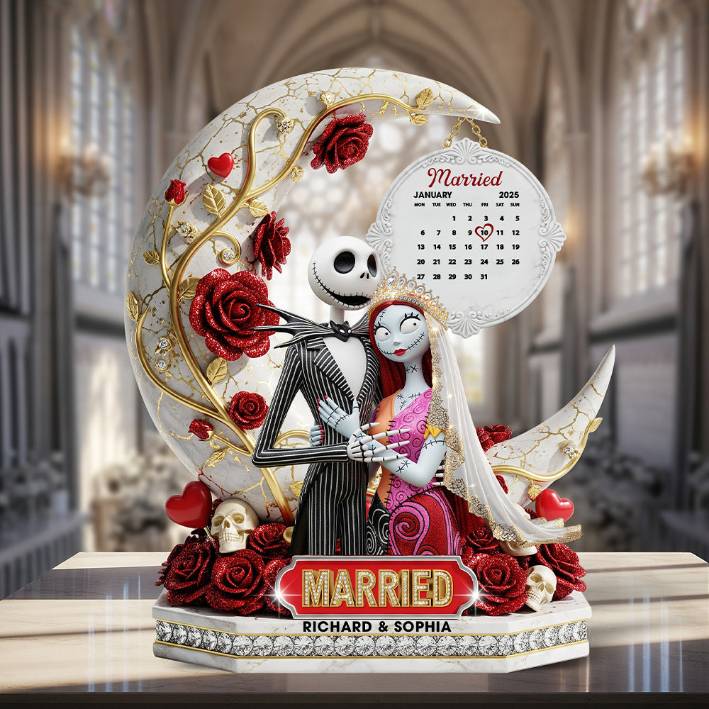 Married Couple Acrylic Plaque - Personalized Gifts For Couple 04OHQN250625