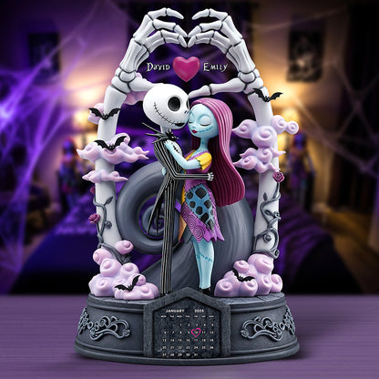 Spooky Love Acrylic Plaque - Personalized Gifts For Couple 02TOQN270625