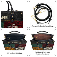 Load image into Gallery viewer, I Am - Personalized Leather Handbag SB08
