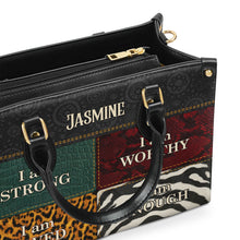 Load image into Gallery viewer, I Am - Personalized Leather Handbag SB08
