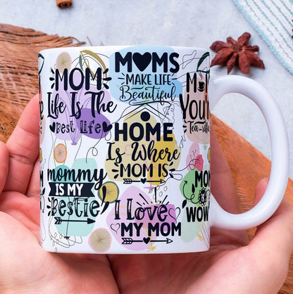 Home is Where Mom is, Mom Mug, Mother's Day Mug