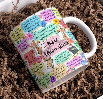 Bible Affirmations Mug, Prayer Mug, Gift Mug